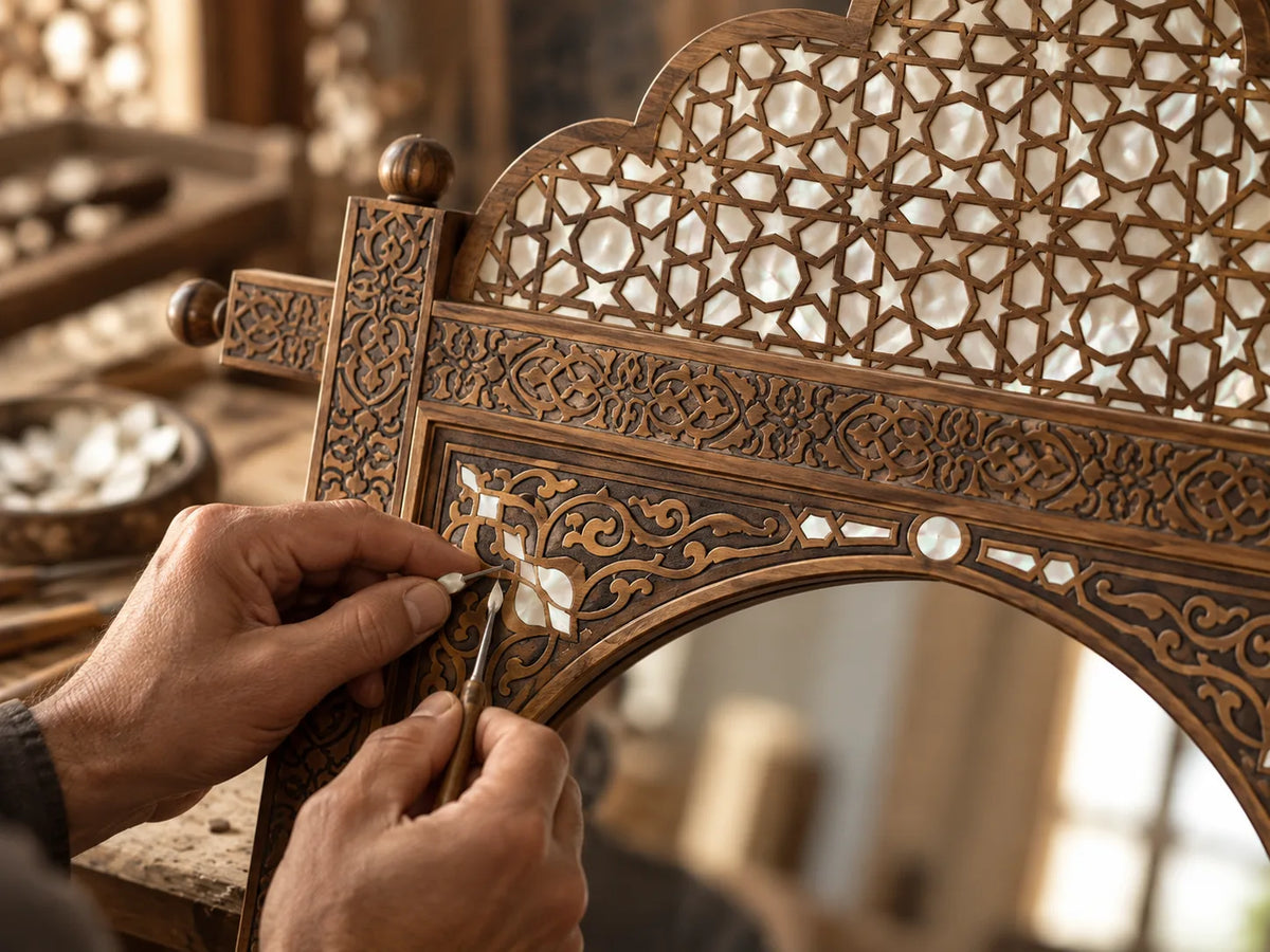 Damascene Furniture: The Complete Guide to Mother-of-Pearl Inlay, Patterns and Styles