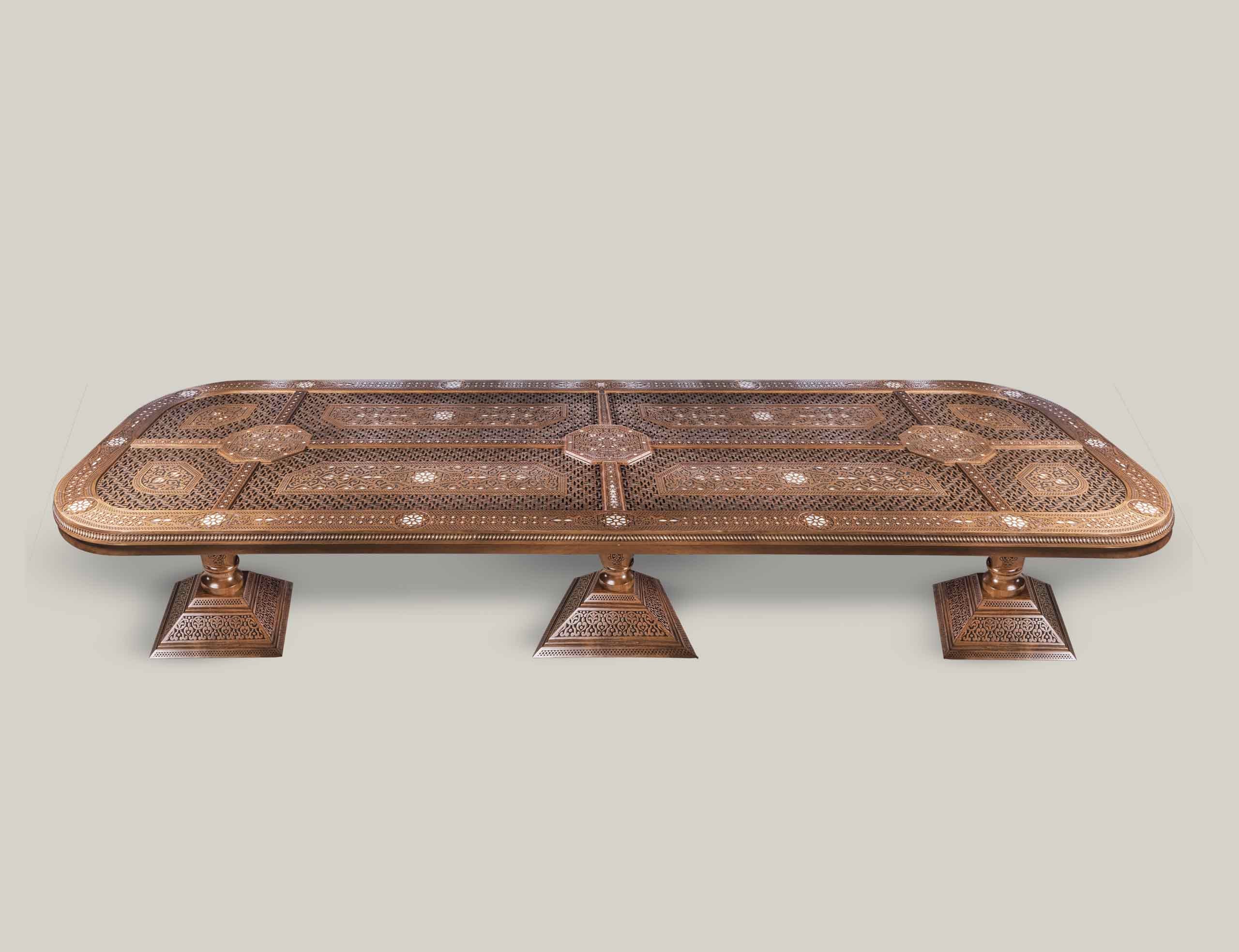 Qanadil - Damascene Dining Table (Multiple Sizes)