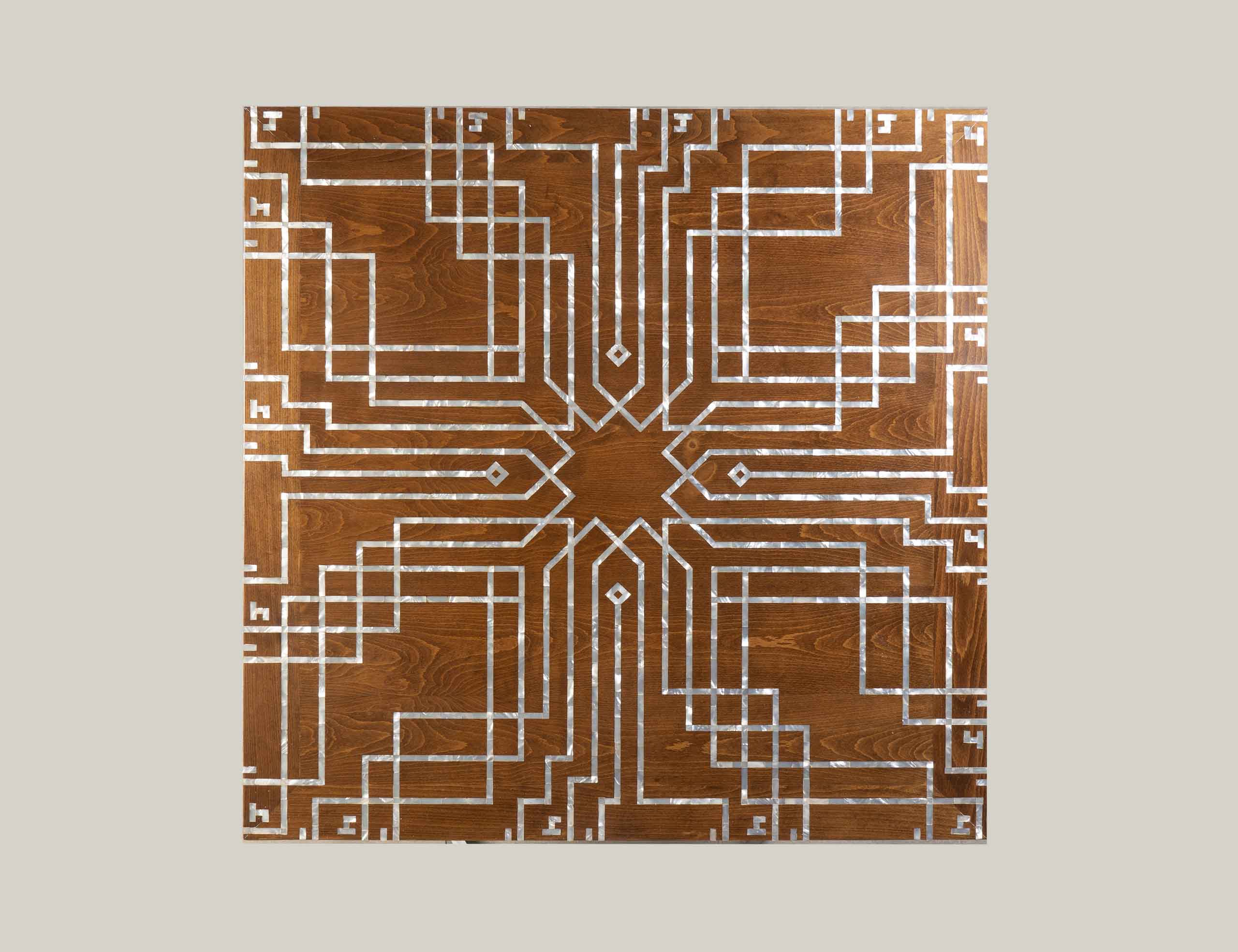 Salema – Welcome Coffee Table with Radiant Geometric Inlay