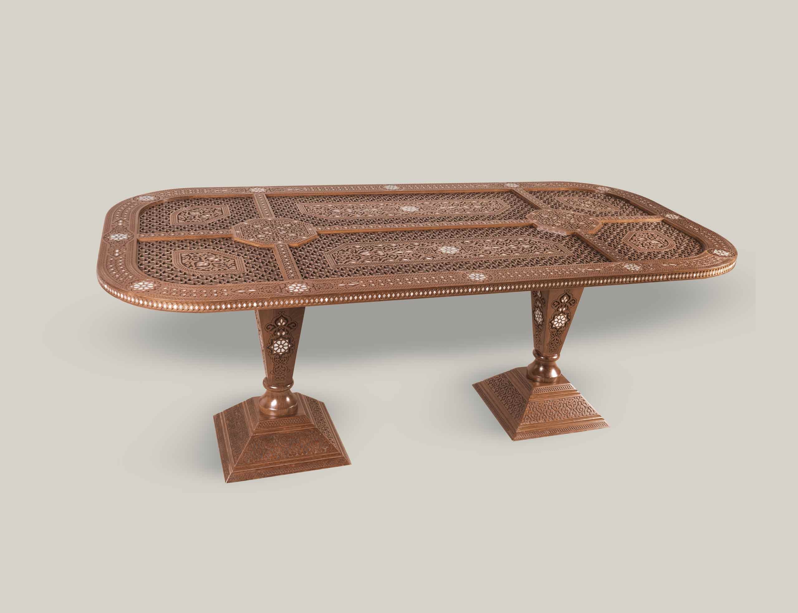 Qanadil - Damascene Dining Table (Multiple Sizes)