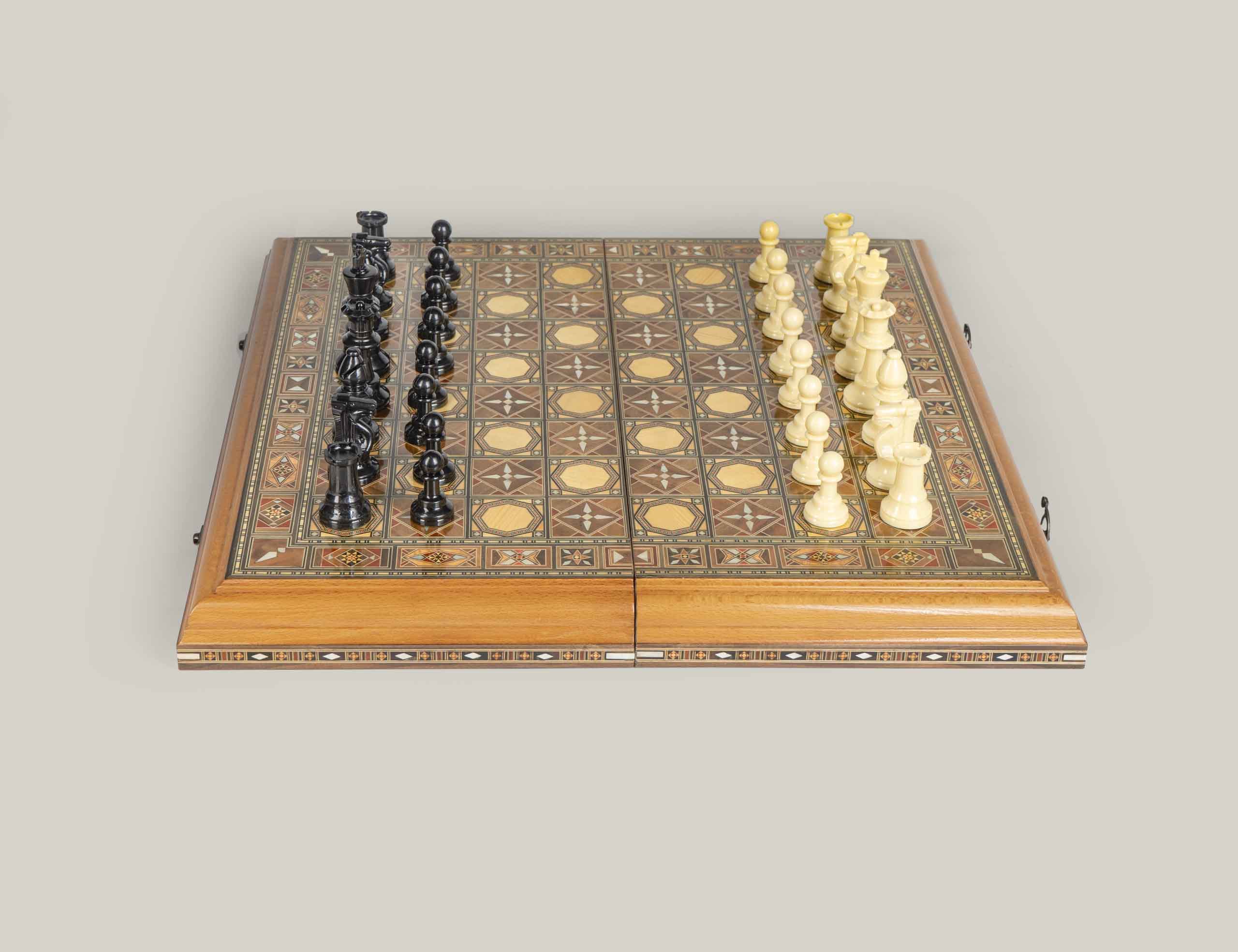 Marash - Backgammon & Chess Set