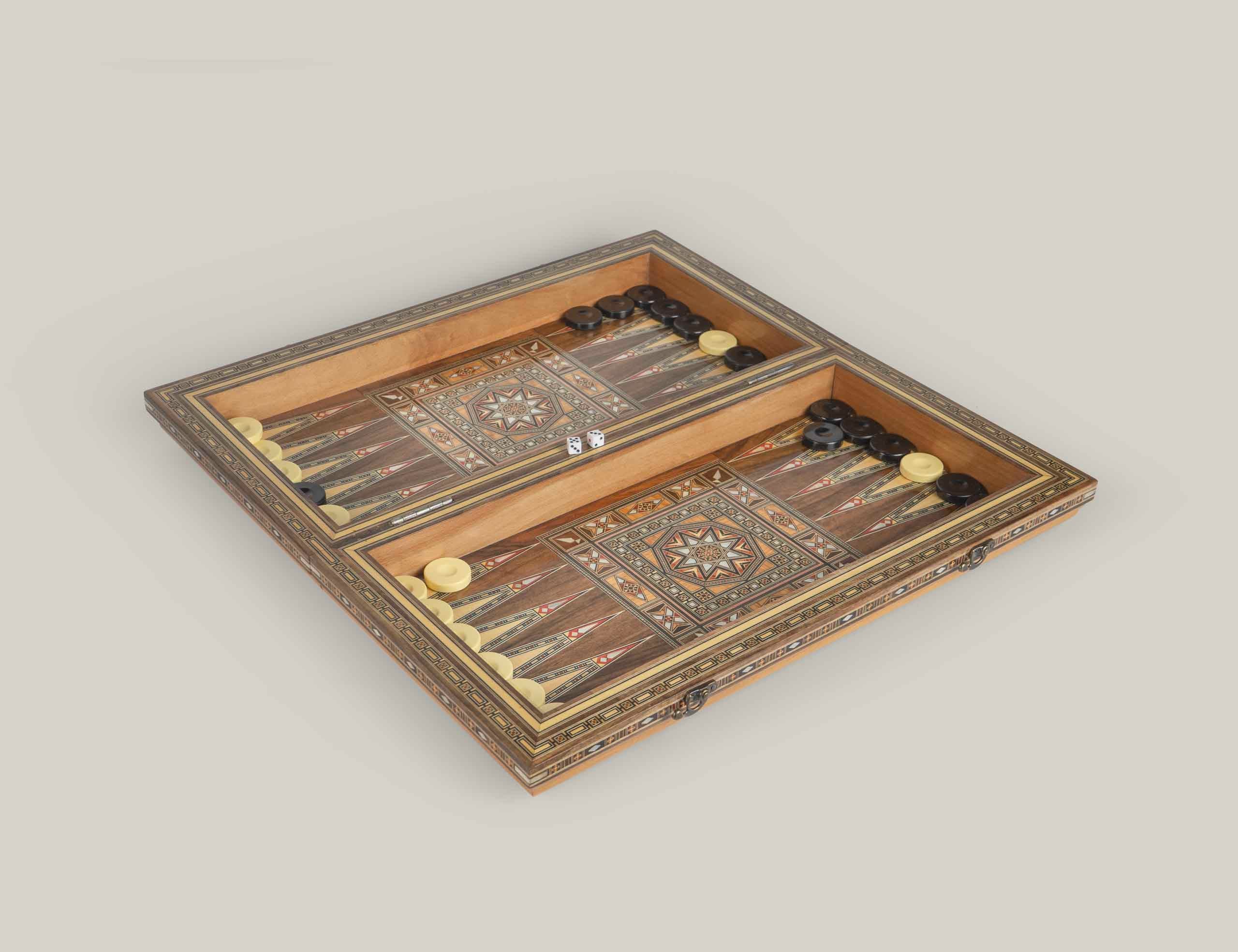 Marash - Backgammon & Chess Set
