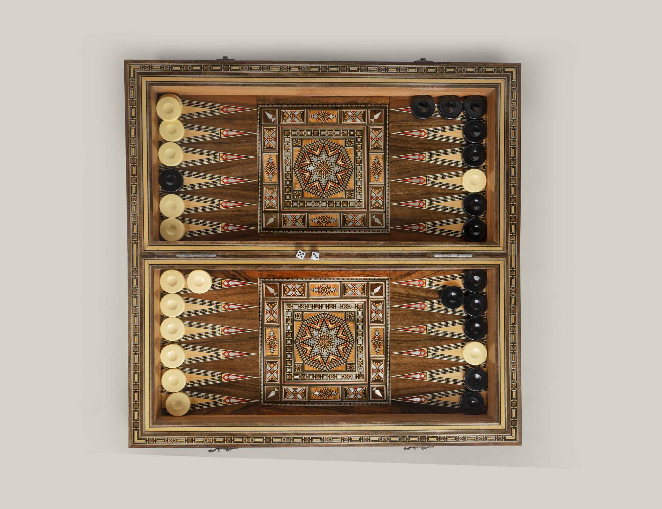 Marash - Backgammon & Chess Set