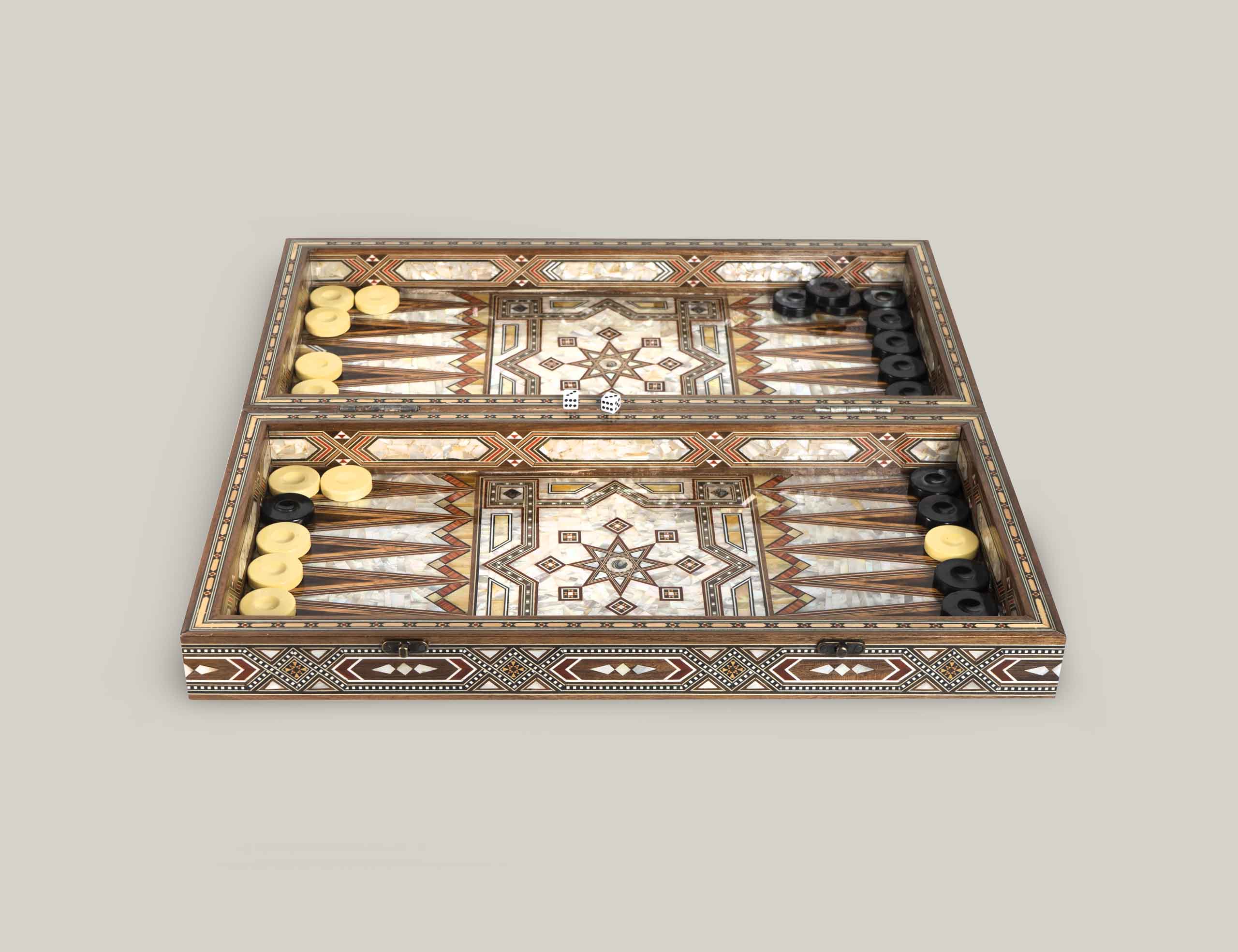 Malka - Backgammon & Chess Set