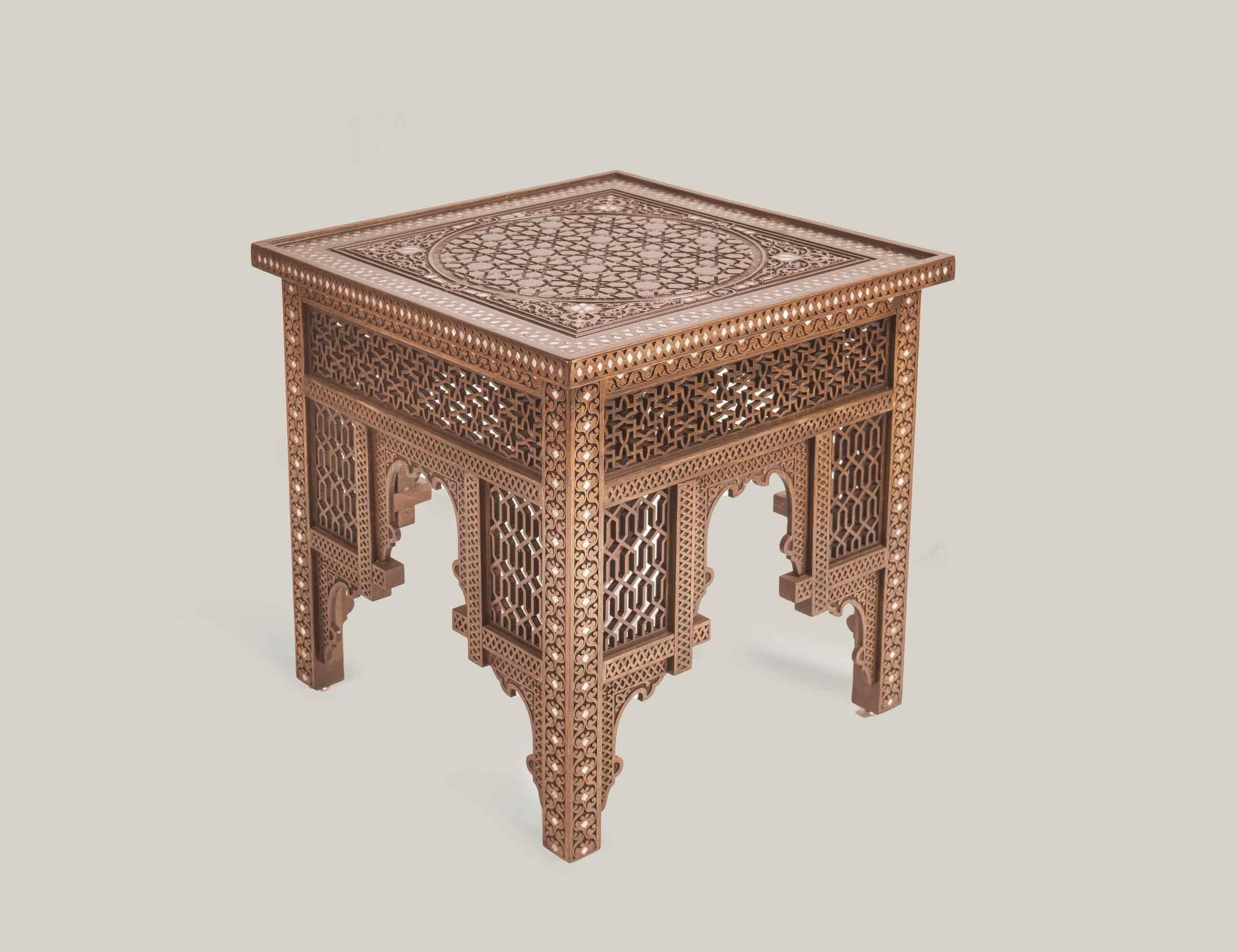 Dimash – Damascene Side Table – ZW Furniture